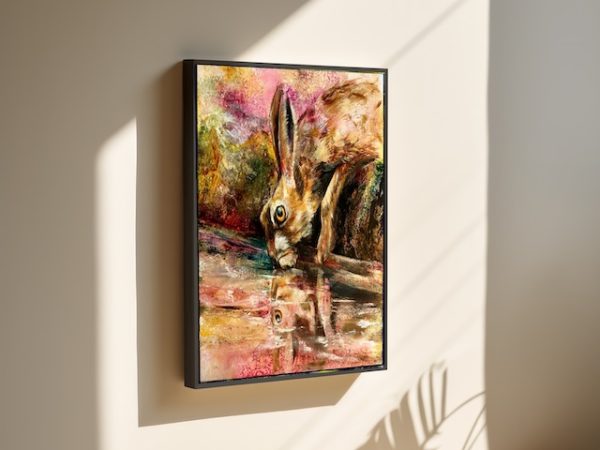 BENEATH THE SURFACE_FRAMED CANVAS _ART BY SAMANTHA BIDDLE