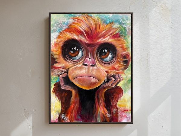 ORIN_FRAMED CANVAS _ART BY SAMANTHA BIDDLE